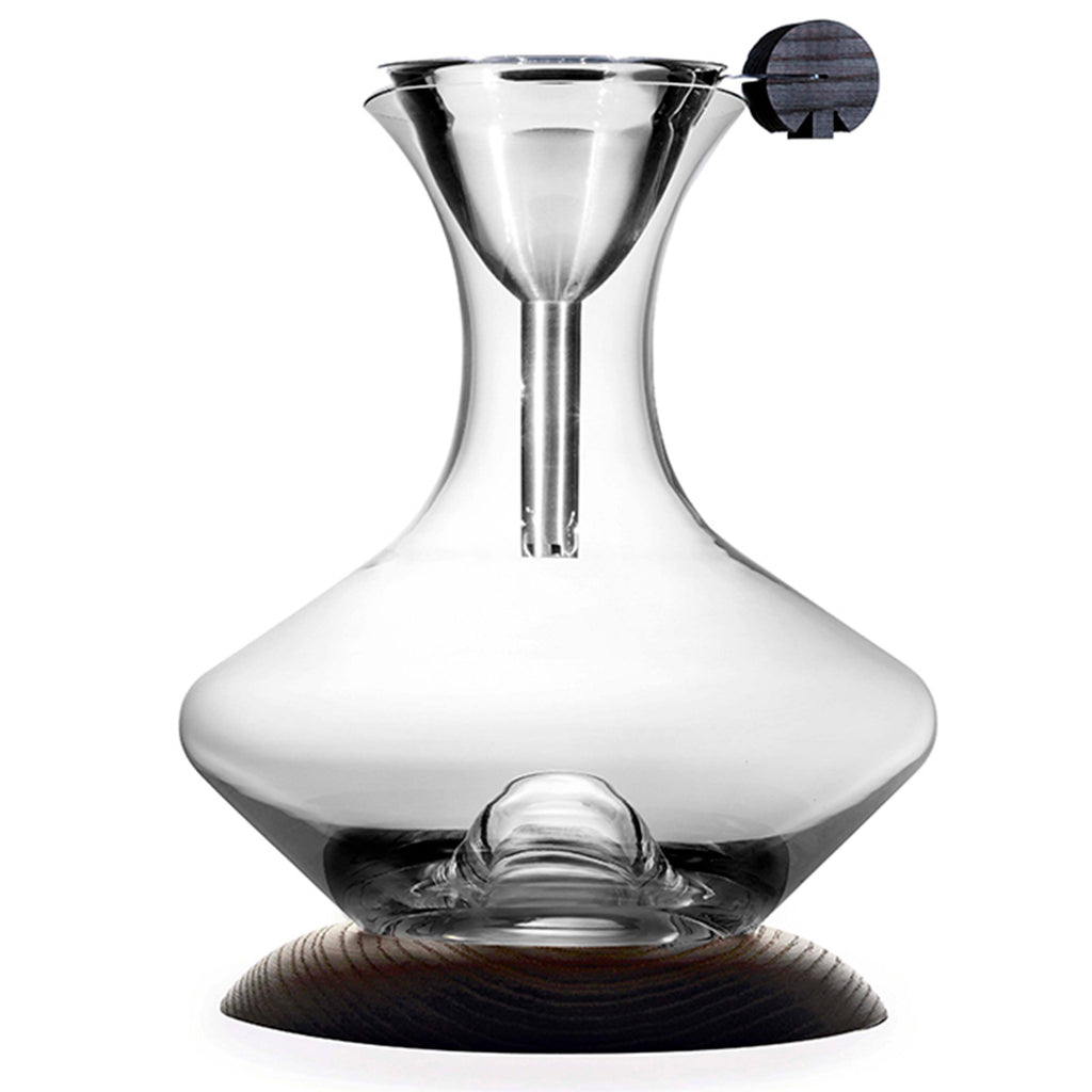 Decanter Set with Ashwood Base D21533