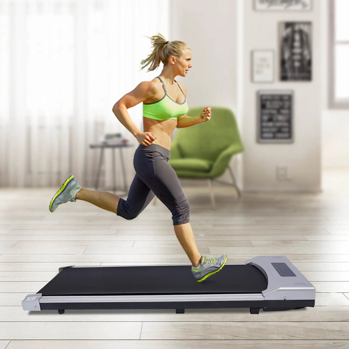 Electric Walking Treadmill with LCD Display M3353