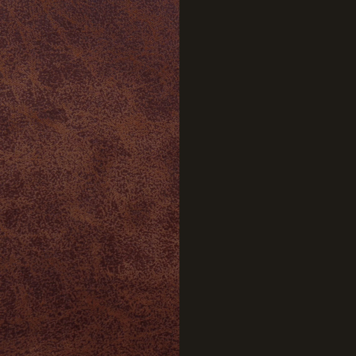 Brown Backless Upholstered Bar Stool with Metal Base R82112