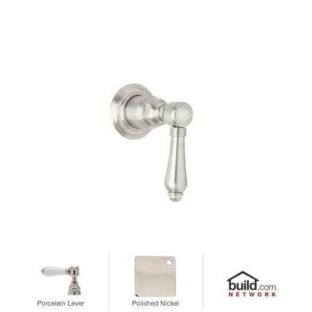 Polished Nickel Bath Shower Volume Control Valve Trim D24505