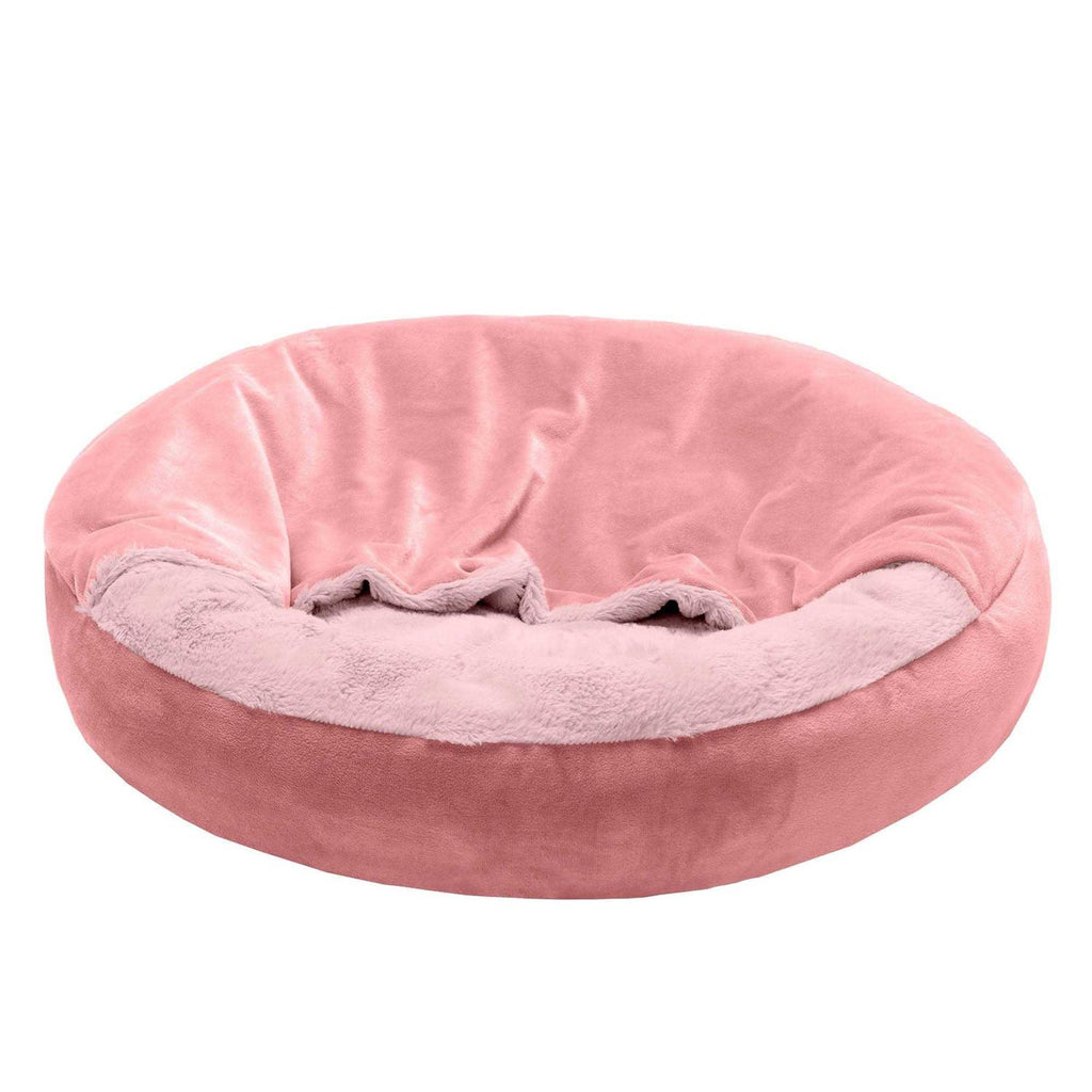 Faux Fur Hooded Donut Bed Z372034