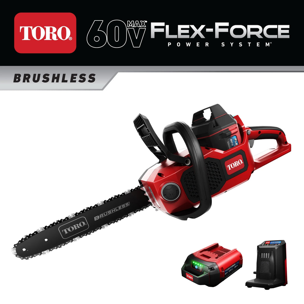 60V 16 Electric Brushless Chainsaw with Battery & Charger X75985