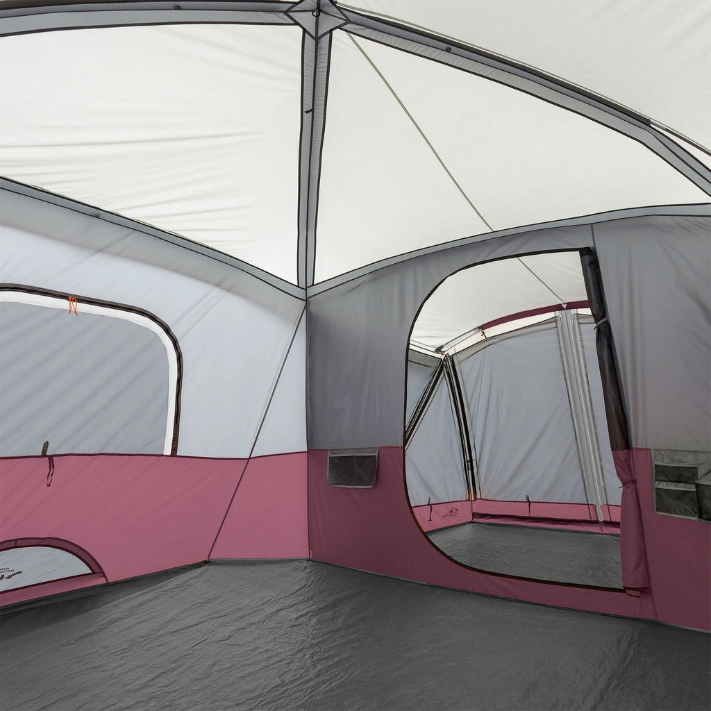 11-Person Camping Cabin Tent with Screen Room, Red X10914