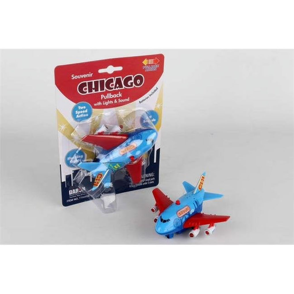 Pullback Toy Airplane with Light & Sound U800