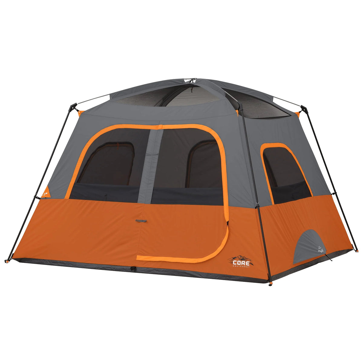 6-Person Cabin Camping Tent Orange Z4189