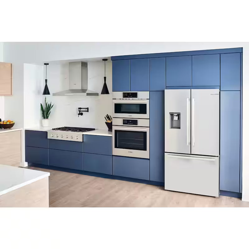 36 in. 22 cu. ft Smart Counter Depth French Door Refrigerator in Stainless Steel A861