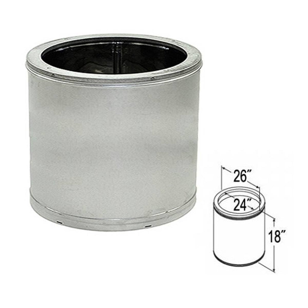 24-Inch Galvalume Chimney Pipe I143