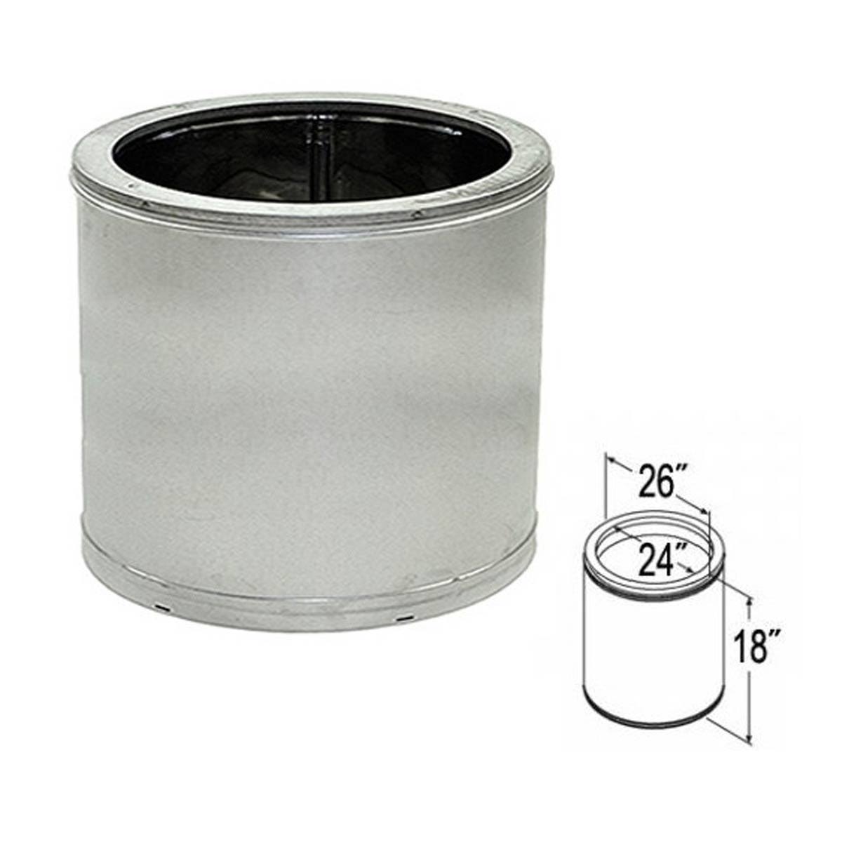 24-Inch Galvalume Chimney Pipe I143