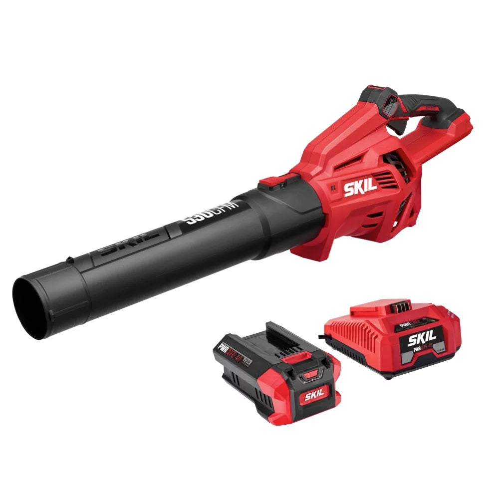 40V 530CFM Brushless Leaf Blower Kit with 2.5Ah Battery & Charger Z7201