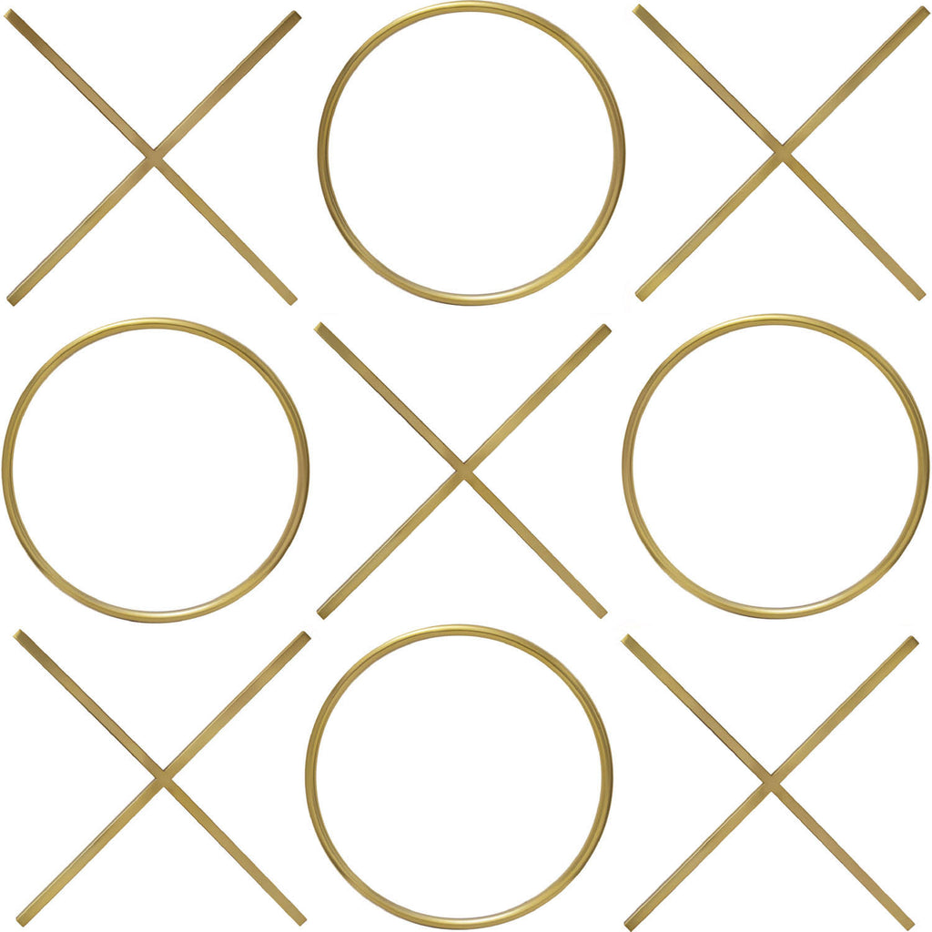 Gold Stainless Steel Wall Decor Y146