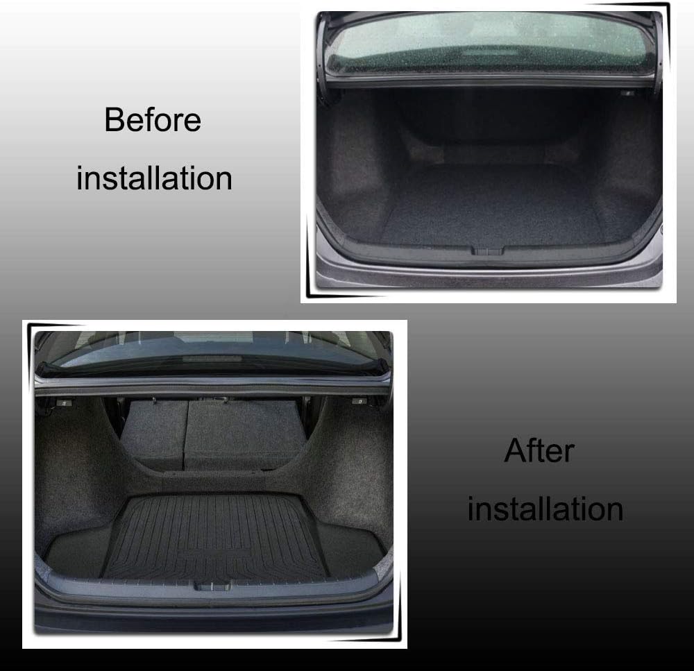 Cargo Liner Trunk Mat Black Pack of 2 L441