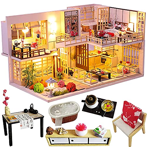 Bamboo Fragrance Dollhouse Miniature with Furniture Kit D4208