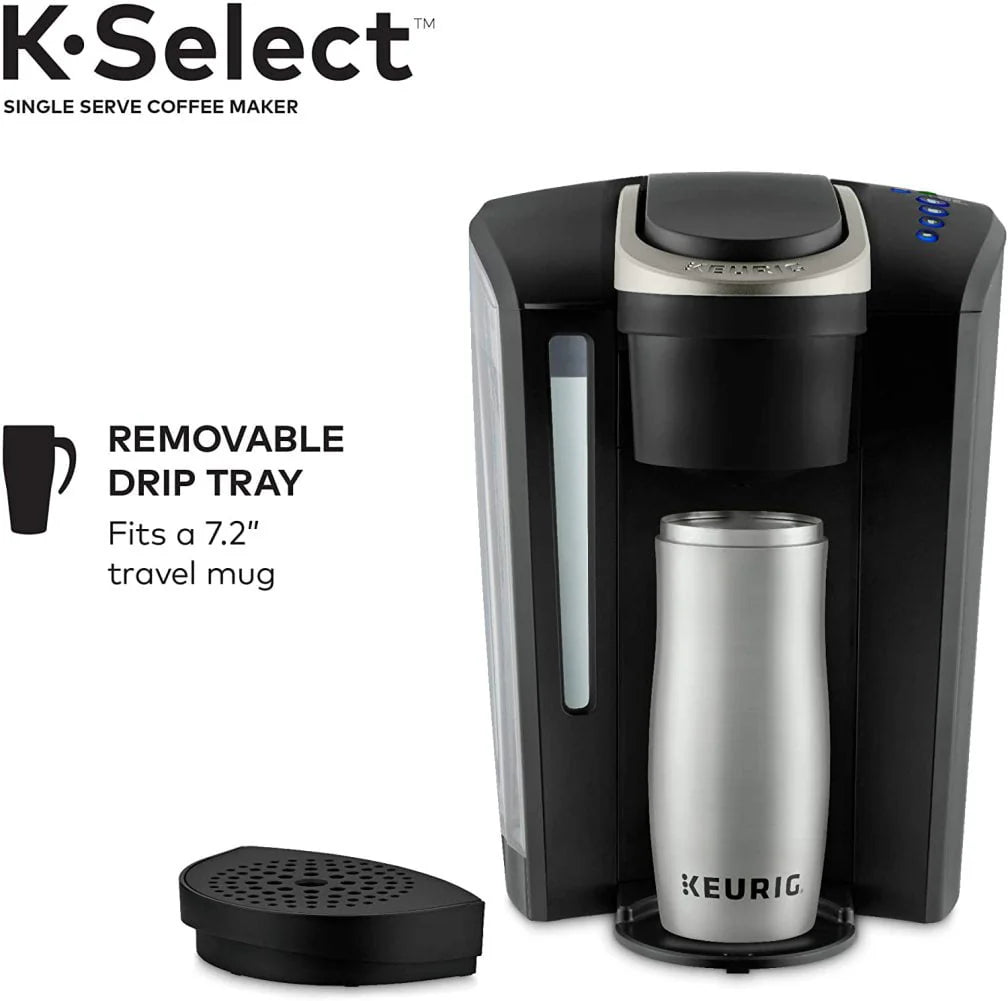 Single Serve K-Cup Pod Coffee Maker, Matte Black Z401