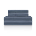 Navy Blue California King Rayon from Bamboo Microfiber Sheet Set C82067