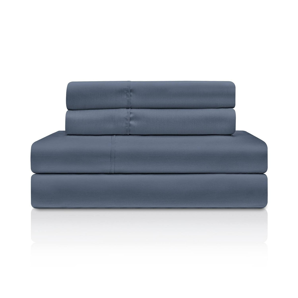 Navy Blue California King Rayon from Bamboo Microfiber Sheet Set C82067
