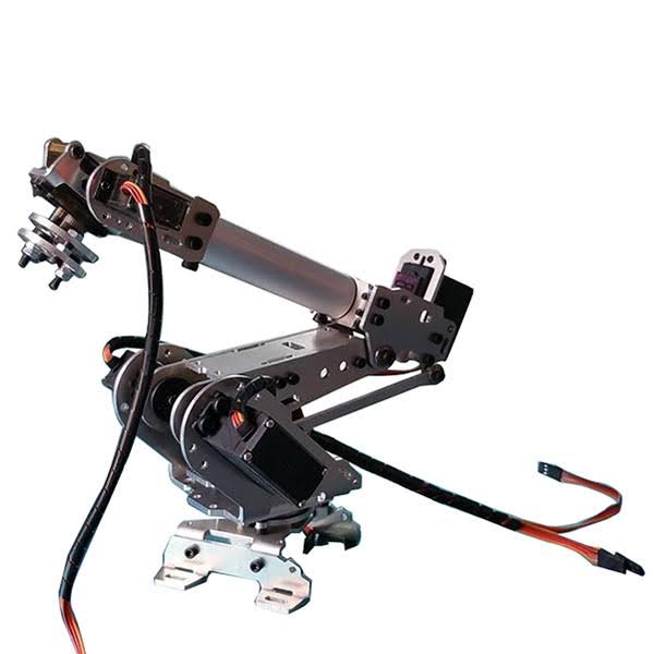 6DOF Aluminum Robot Arm Kit with 6 Pcs Servo T568