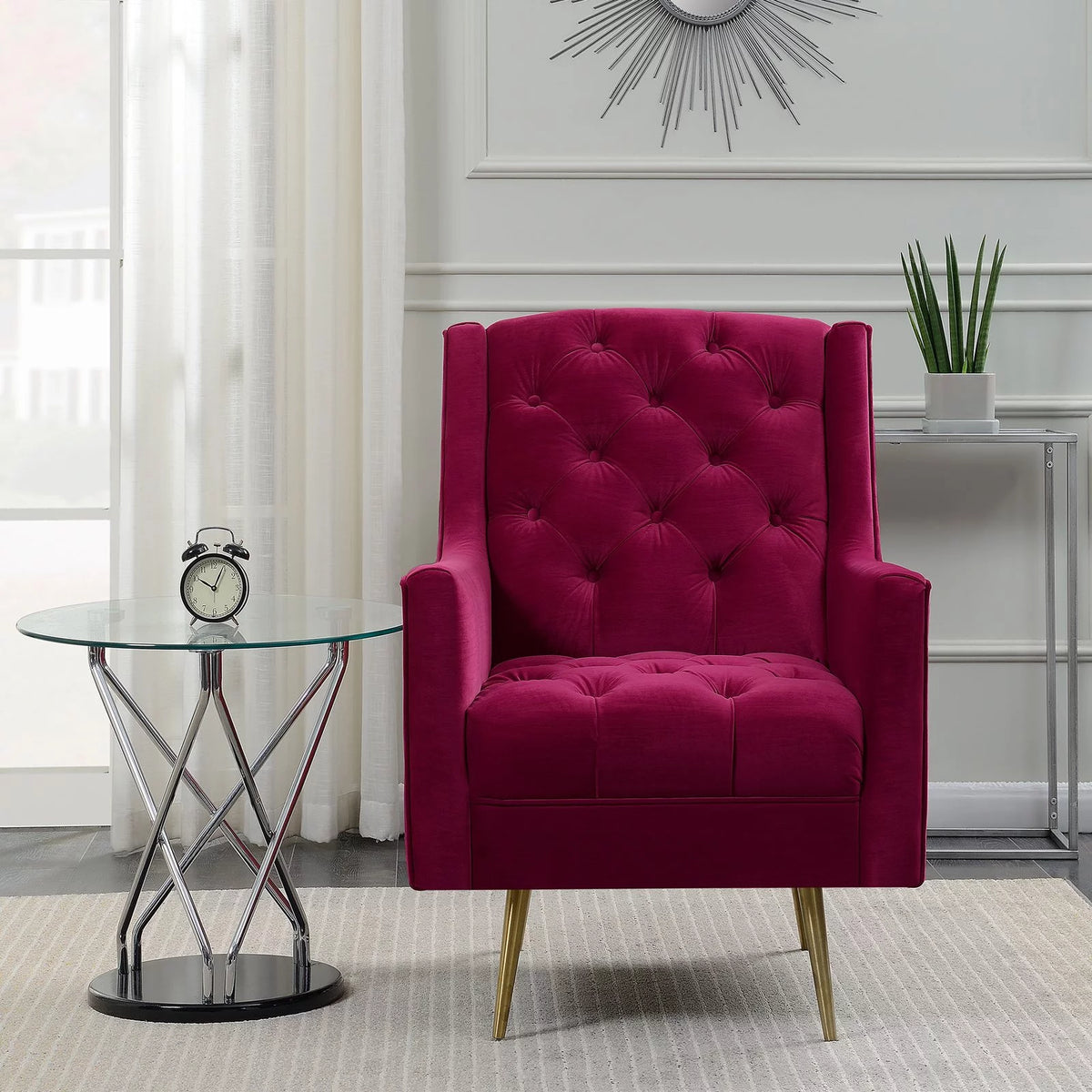 Tufted Arm Chair E2728
