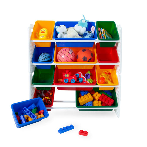12 Removable Storage Bins Toy Organizer Y357