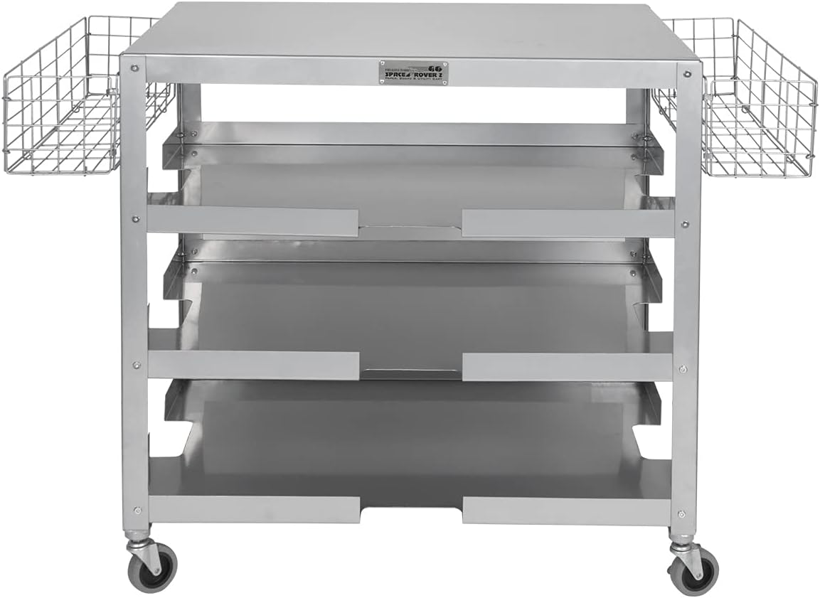 Steel Utility Storage Cart with Drying Rack J2800