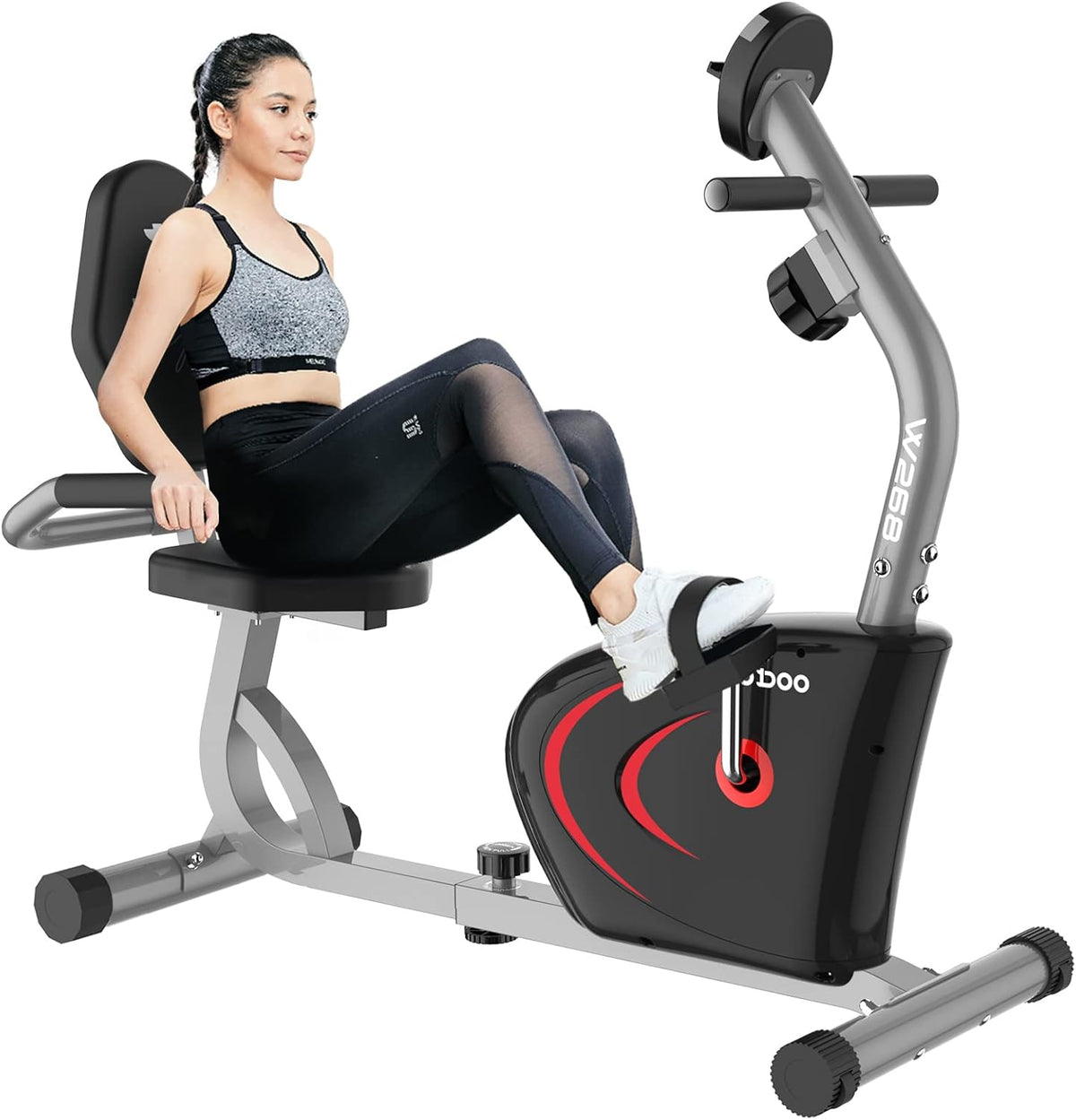 Magnetic Recumbent Exercise Bike with LCD Display E5511