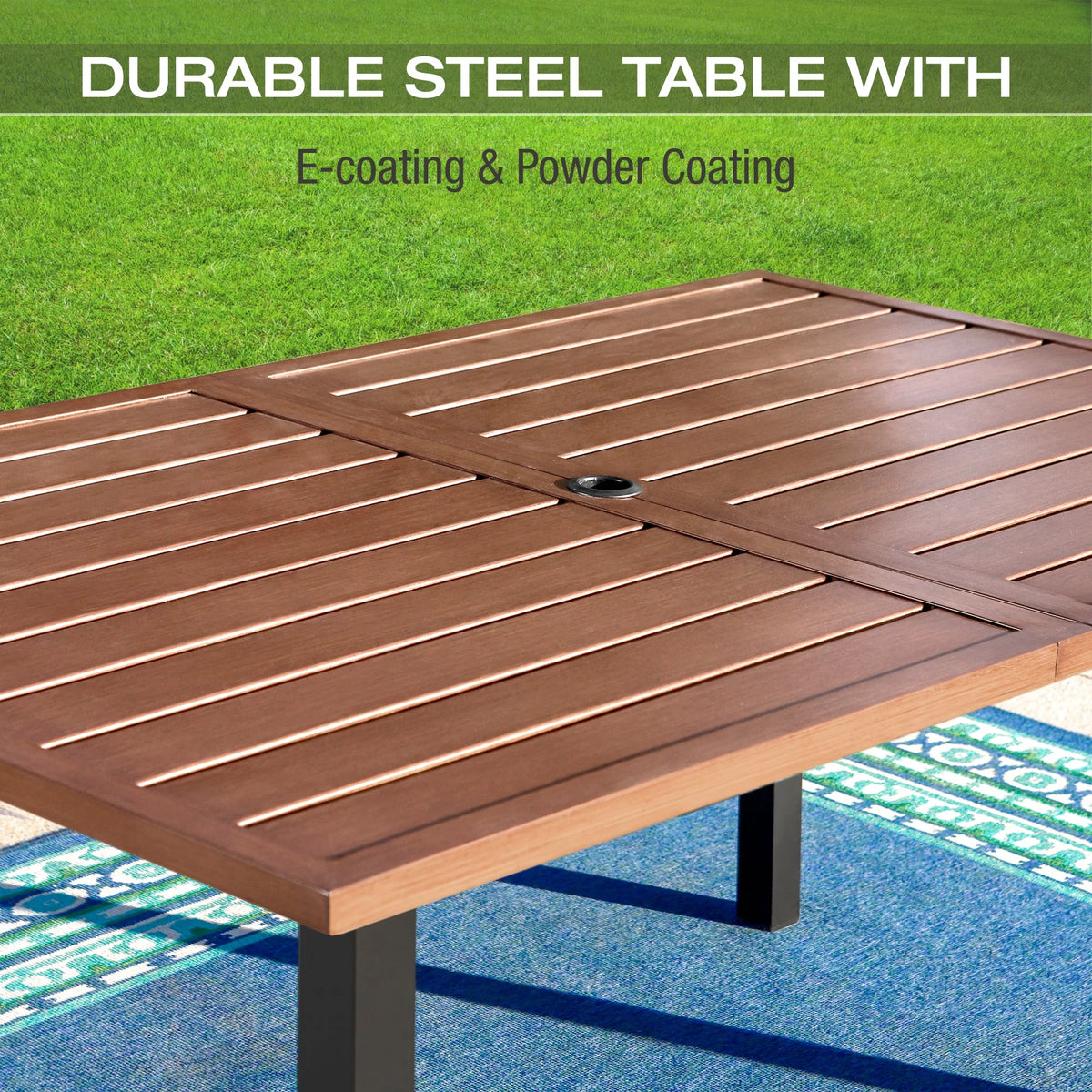 7-Piece Metal Outdoor Patio Dining Set L891976