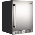24'' Built-in Beverage Cooler 5.5 cu.ft. Reversible Door 142 Can Black & Silver A953
