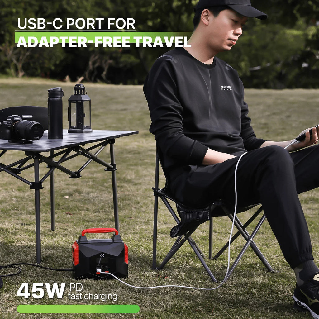 12V 300W 10A Portable Power Station 250Wh Lithium Battery with LED Light S820869