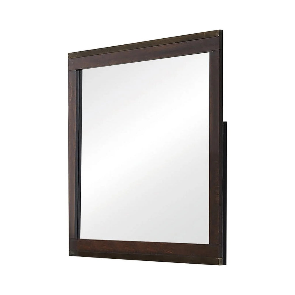 Bedroom Set Rustic Tobacco and Dark Bronze D500519
