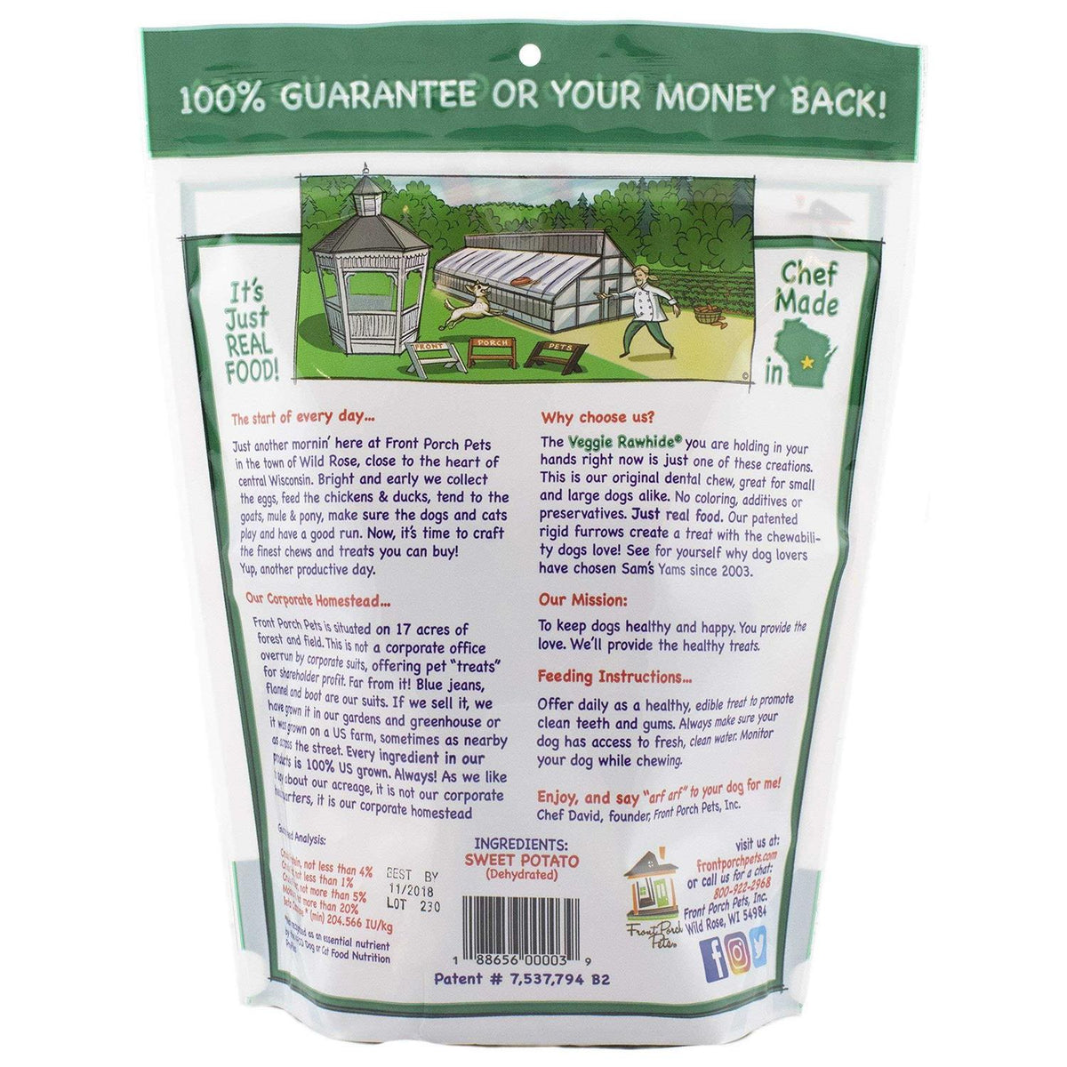 Sweet Potato Dog Treats H5186