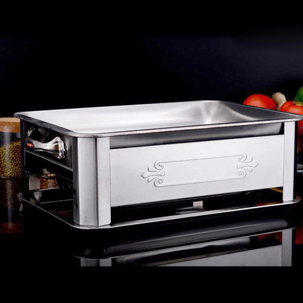 Portable Tabletop Barbecue 40x30cm Windproof M3163