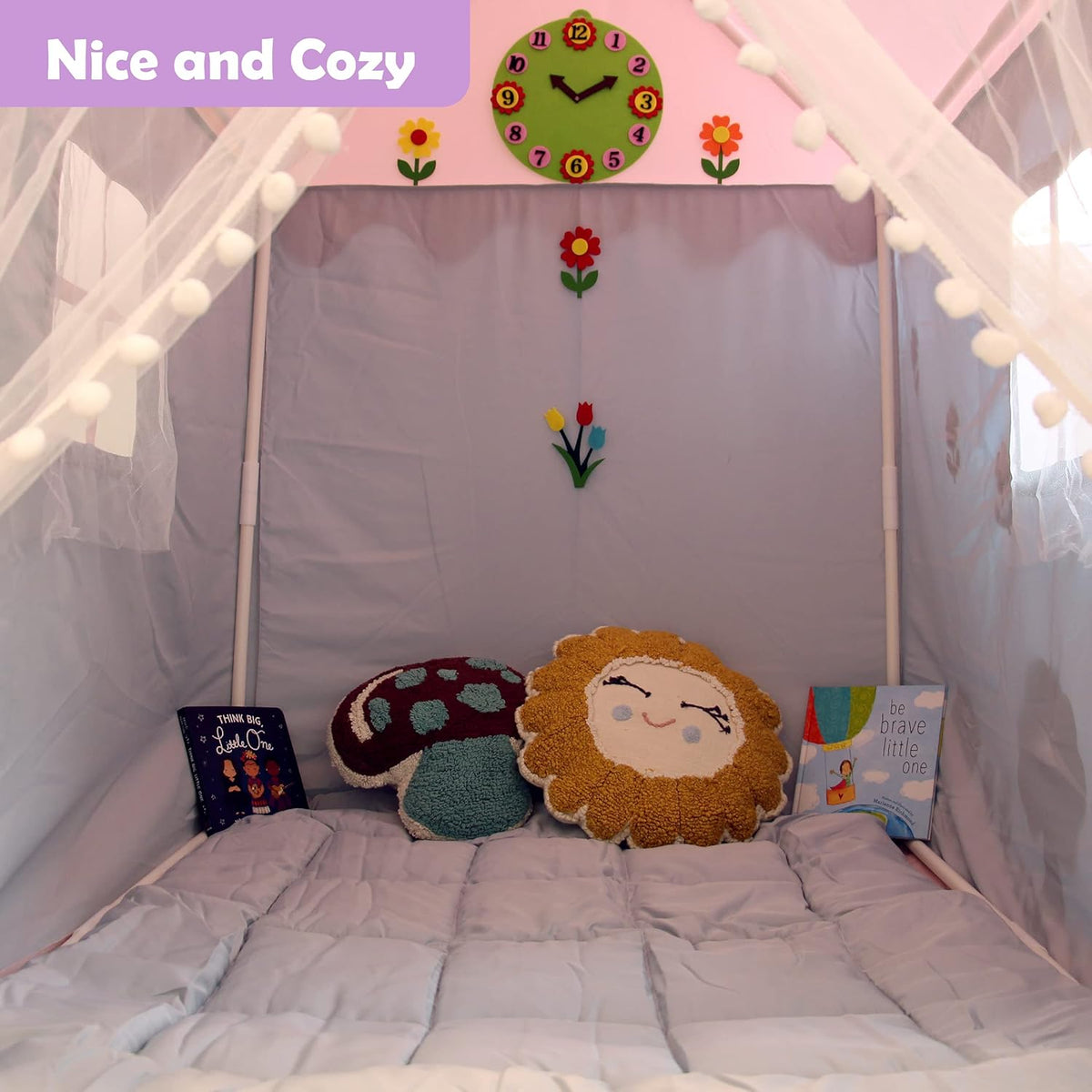 Kids Indoor Play Tent with Padded Mat X392