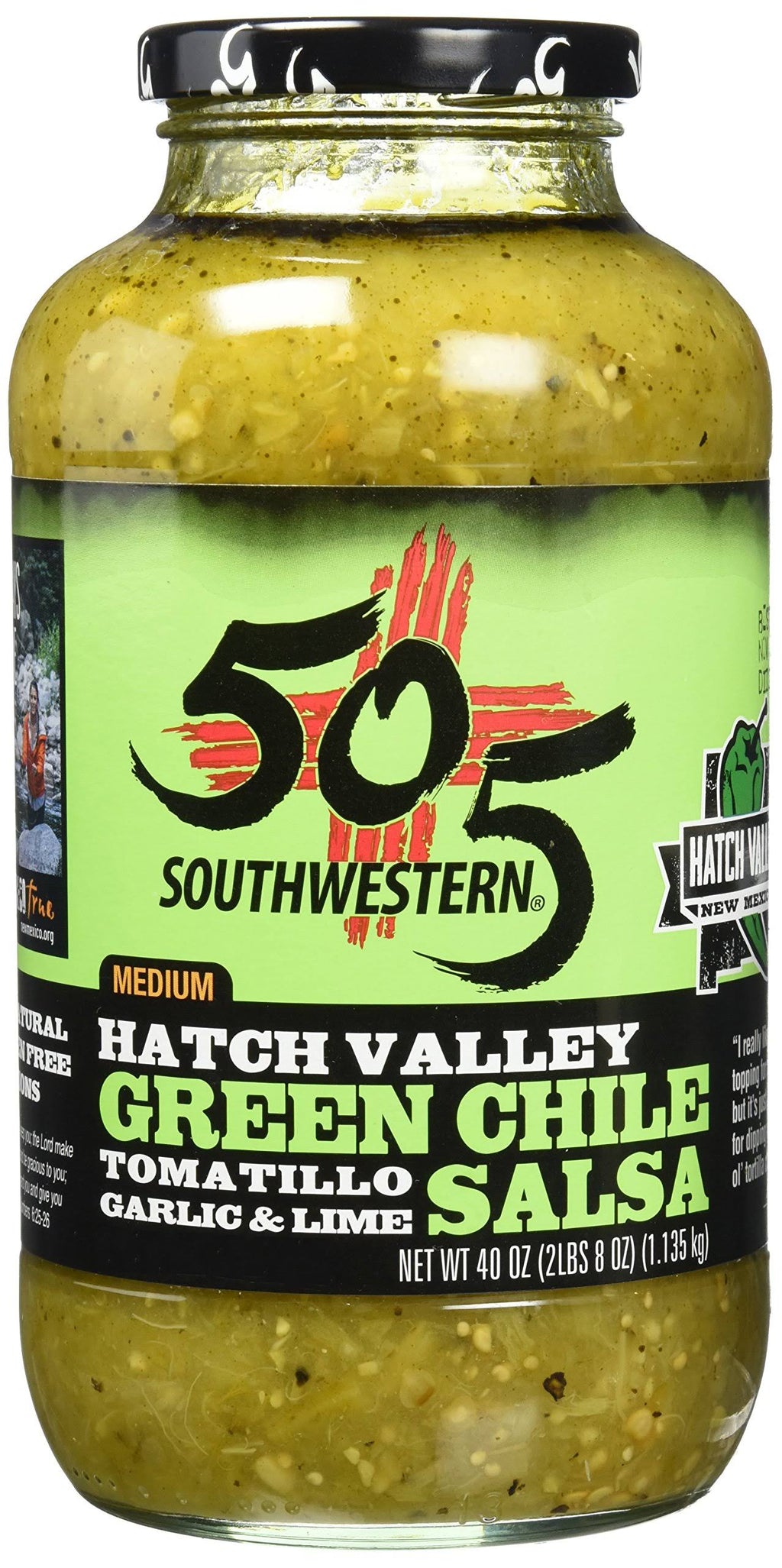 Southwestern Hatch Valley Green Chile Salsa 40 oz W573