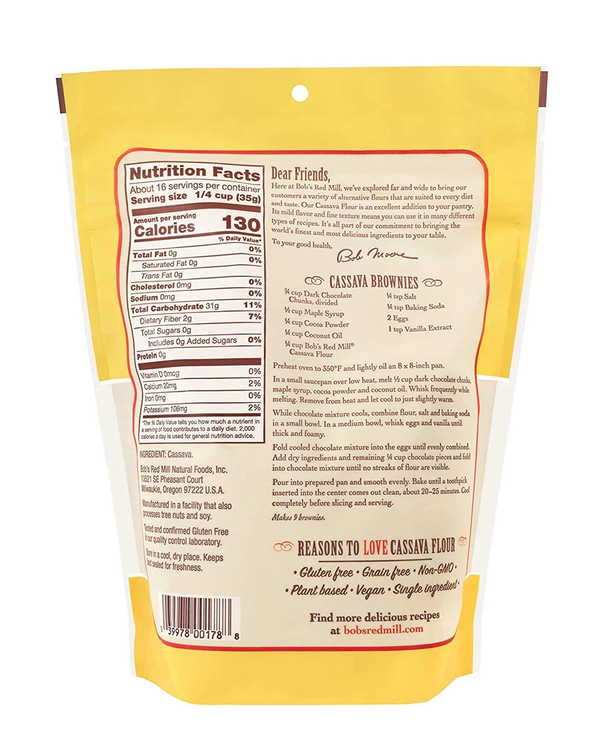 Cassava Flour 36 oz M9907