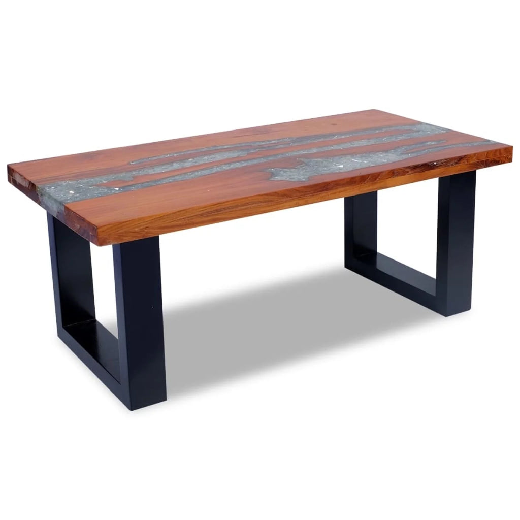 Handmade Teak Resin Coffee Table K858