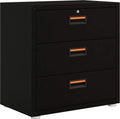 Black 3 Drawer Steel Cabinet U85787