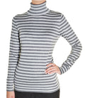 Striped Knit Turtleneck Shirt P454088