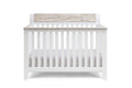 White and Wire Brushed Wood 4 in 1 Convertible Crib K549507