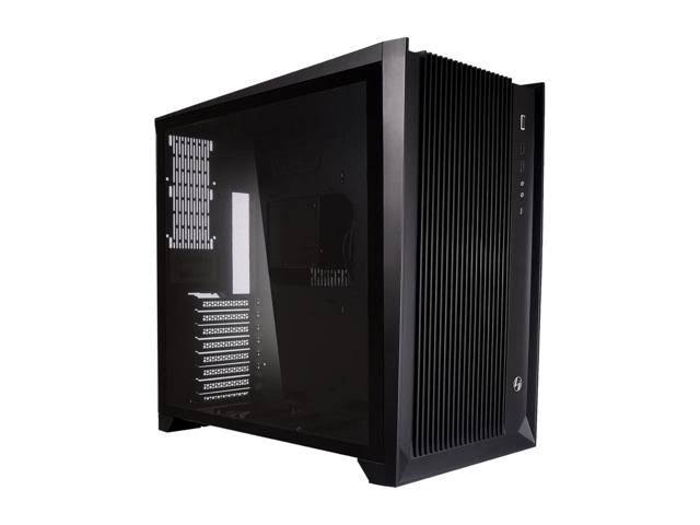 Black SECC Tempered Glass ATX Mid Tower Computer Case C9068