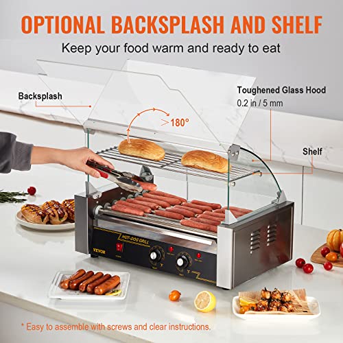 12 Hot Dog Capacity 5 Rollers Stainless Steel Hot Dog Roller X443