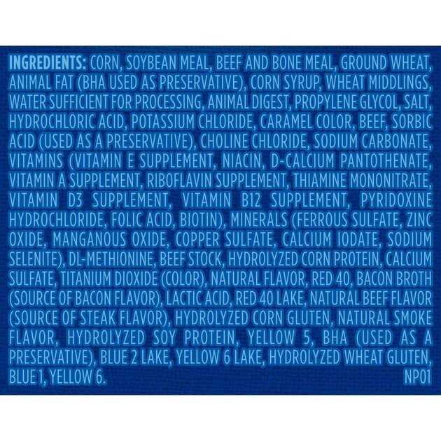 Mini Bits Bacon & Steak Flavor Dry Small Breed Dog Food D61462