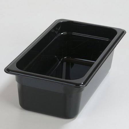 Black Food Pan Set of 6 G410