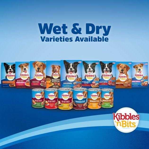 Mini Bits Bacon & Steak Flavor Dry Small Breed Dog Food D61462