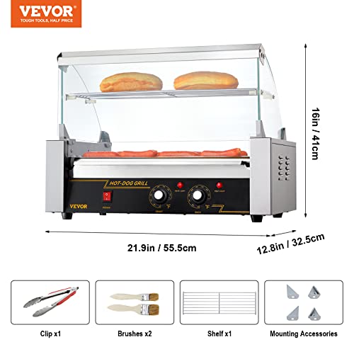 12 Hot Dog Capacity 5 Rollers Stainless Steel Hot Dog Roller X443
