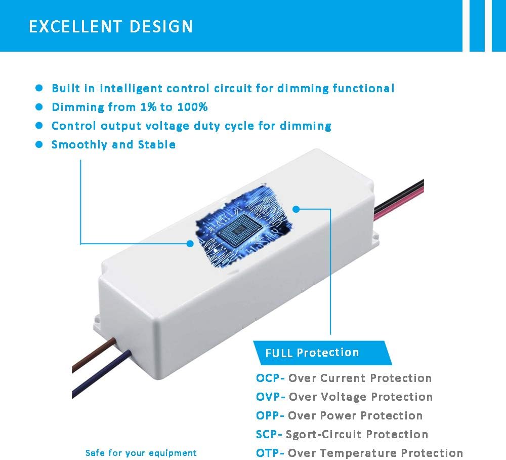 12V 24W Dimmable LED Driver IP67 Waterproof T732291