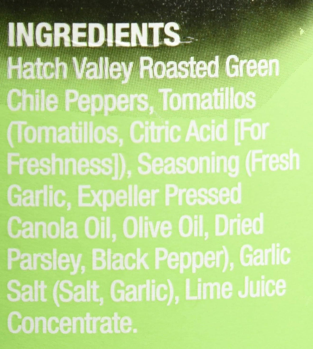 Southwestern Hatch Valley Green Chile Salsa 40 oz W573