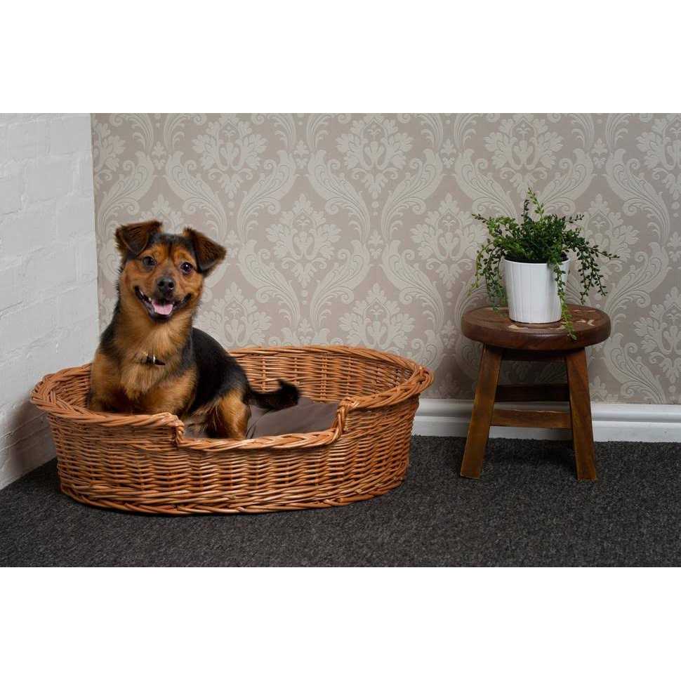 Wicker Dog Bed Basket J482