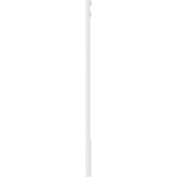 PVC Raised Panel Pilaster with Decorative Capital & Base (Pair) J152