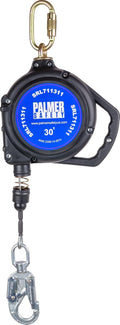 30 FT Self Retracting Lifeline Galvanized Cable Snap Hook X869