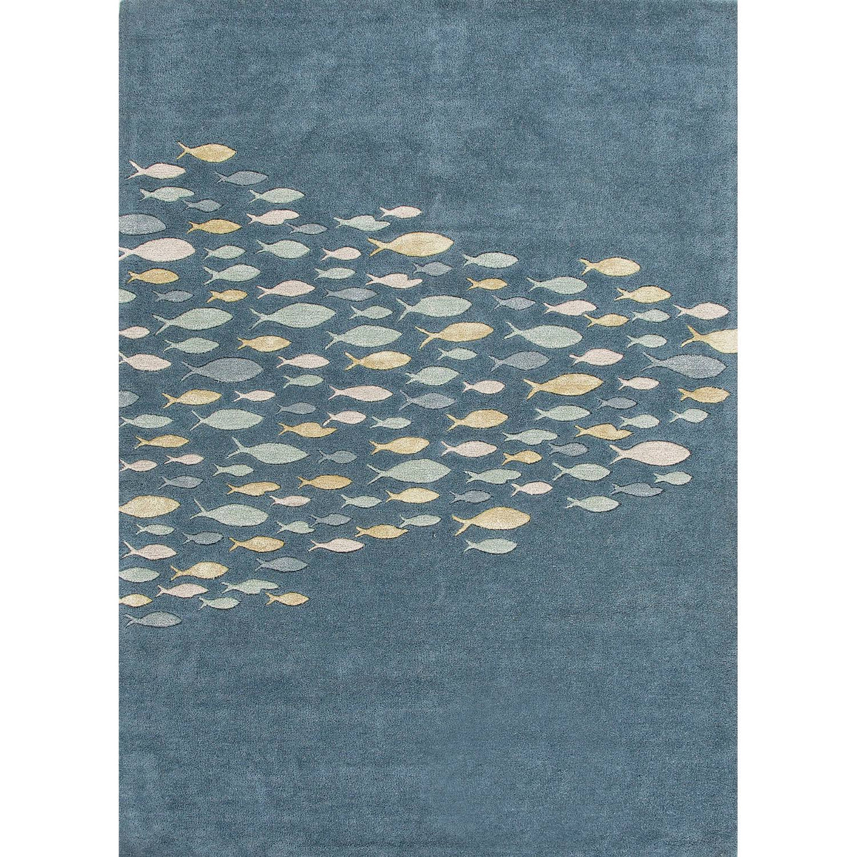 Blue Harbor Gray 1.6x1 Rug W303