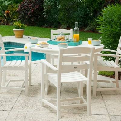 White Dining Arm Chair P150